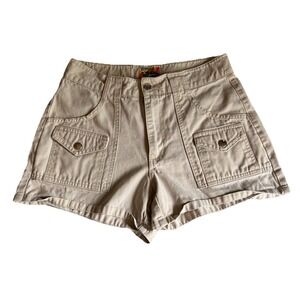 Paris Blue Jean Shorts Khaki Women's 5